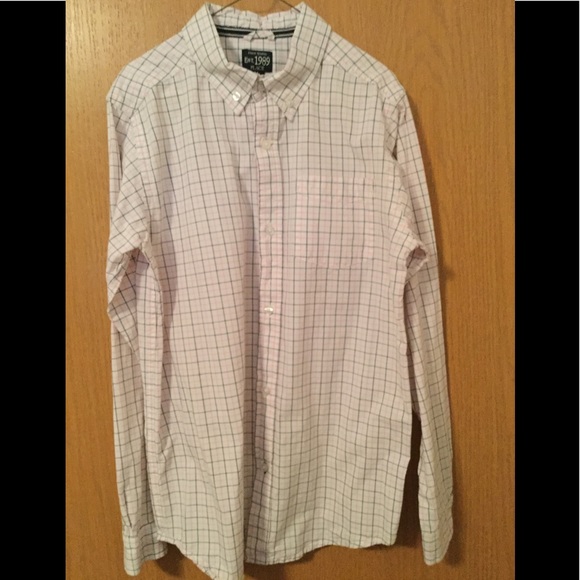 Youth LS Plaid Button Down Shirt. Size 14, - Picture 2 of 4